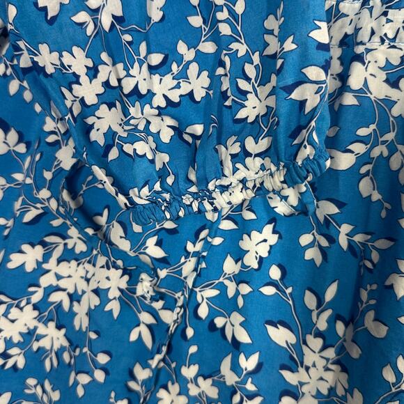 DRAPER JAMES Kellie Babydoll Mini Dress in Bluebell Shadow Size 2X - Picture 4 of 6